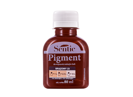 Pigment do farb 80 ml brązowy D23 Sentic