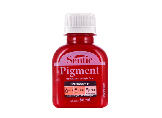Pigment do farb 80 ml czerwony D11 Sentic
