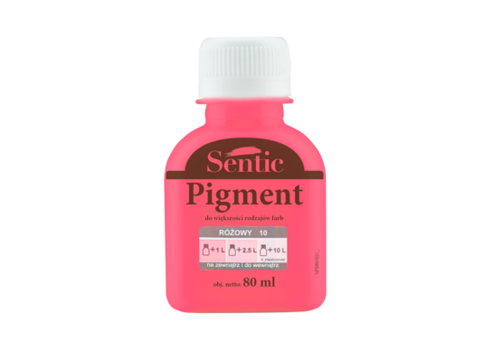 Pigment do farb 80 ml różowy D10 Sentic