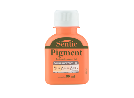 Pigment do farb 80 ml pomarańczowy D06 Sentic