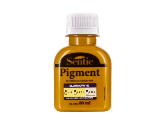 Pigment do farb 80 ml słomkowy D03 Sentic