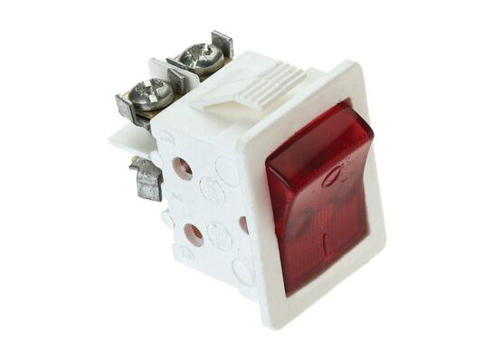 Wyłącznik kołyskowy biały