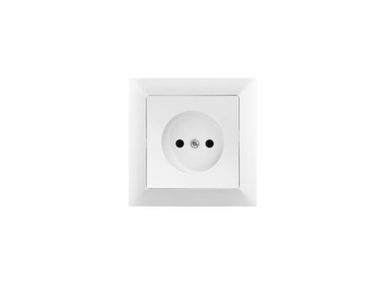 Gniazdo pojedyncze Medium białe 2P