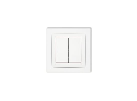 Łącznik świecznikowy Deco biały