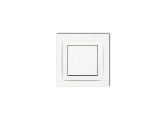 Łącznik pojedynczy Deco biały