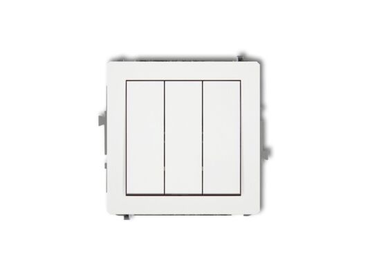 Łącznik potrójny Deco biały