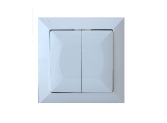 Łącznik świecznikowy podwójny biały PERŁA