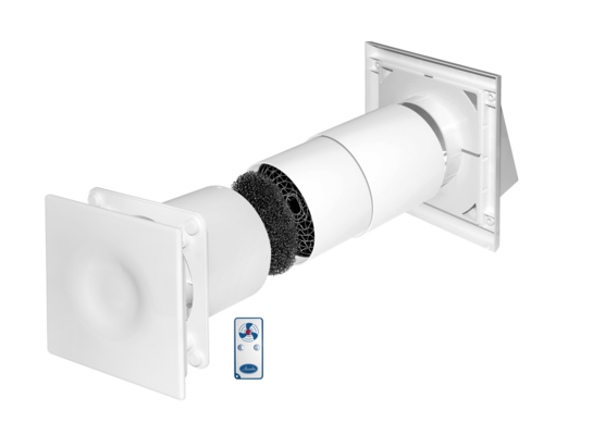 Rekuperator kompaktowy HRV125 z pilotem