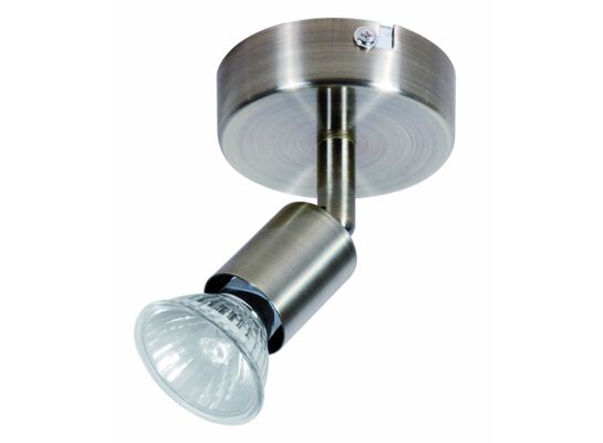 Kinkiet Gwinea 1 x GU10 50 W patyna