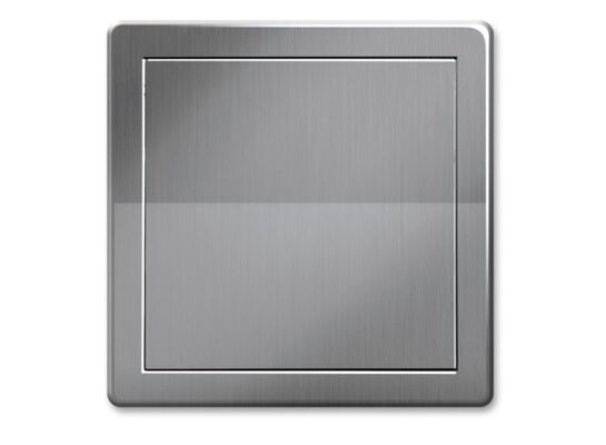 Drzwiczki rewizyjne plastikowe 15x15 srebrny 