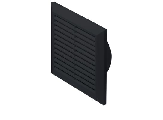 Osłona wentylacyjna 14x14 TU czarny
