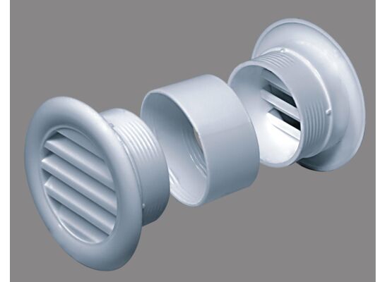 Osłona wentylacyjna MINI 40 biała