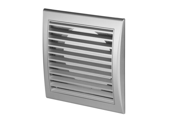 Osłona wentylacyjna 14x14 TUS Ø125 satyna