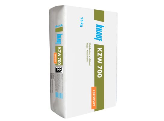 Klej zbrojony z włóknem KZW 700 25 kg
