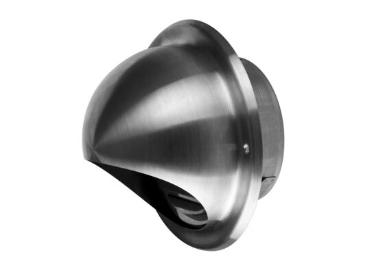 Wyrzutnia - czerpnia metalowa nierdzewna Ø100 nierdzewny