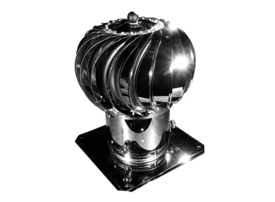 Nasada obrotowa KULISTA Ø150 nierdzewna 