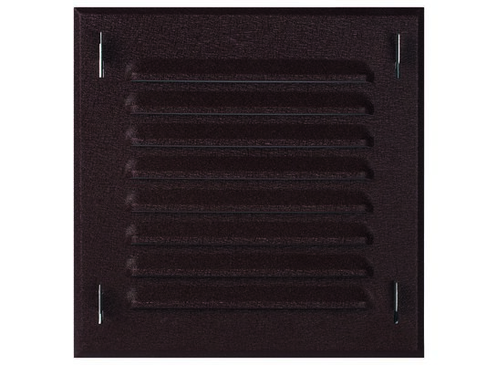 Osłona wentylacyjna 14x14 brąz