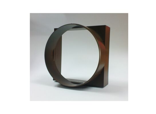 Łącznik przekrojów zmiennych Ø 100/90x90 brąz