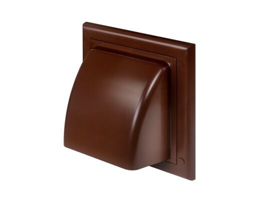 Osłona wywiewna kanału okrągłego Ø100 brąz