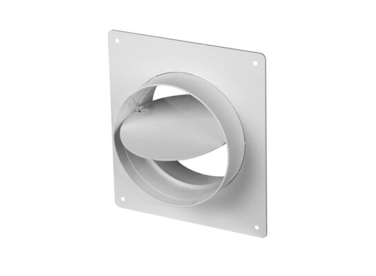 Kołnierz przyścienny okrągły Ø125 z zaworem