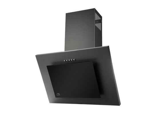 Okap kuchenny, kominowy, 60 cm, grafitowy JUKON