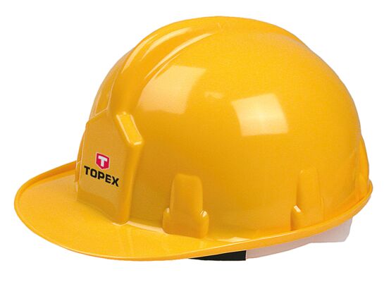 Kask ochronny atestowany żółty TOPEX