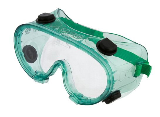 Gogle ochronne zielone przeciwchemiczne TOPEX