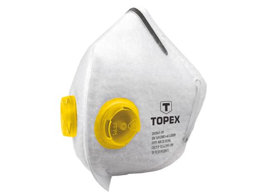 Półmaska przeciwpyłowa z 2 zaworkami FFP1 TOPEX