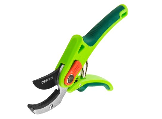 Sekator ogrodowy kowadełkowy, regulacja rozstawu, średnica cięcia 12 mm VERTO