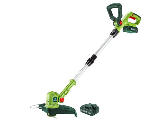 Podkaszarka akumulatorowa VES, 2 x 18V, Li-Ion/1.3Ah, szerokość koszenia 250 mm VERTO