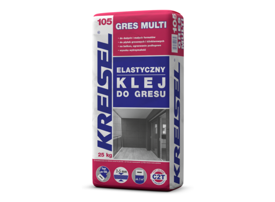 Klej do gresu elastyczny Gres Multi 105 C2T 25 kg KREISEL