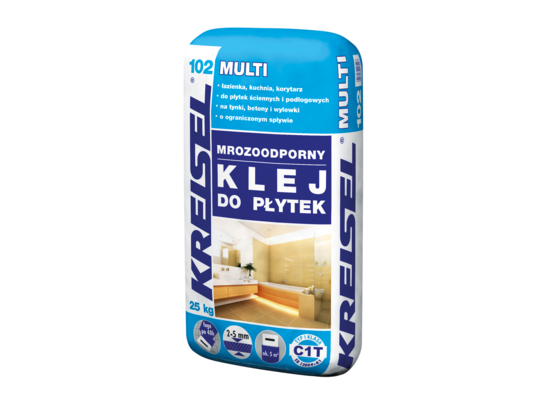 Klej do płytek Multi 102 mrozoodporny C1T 25 kg KREISEL