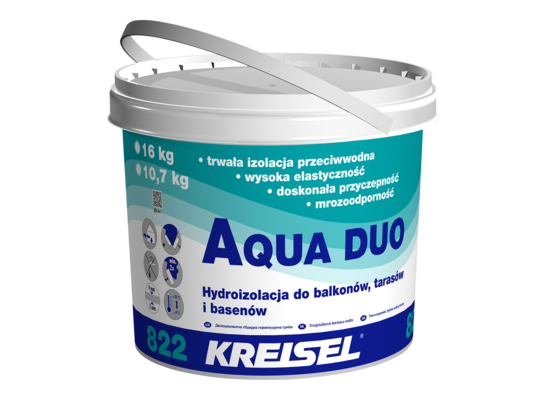 Hydroizolacja Aqua Duo 822 10,7 kg KREISEL 