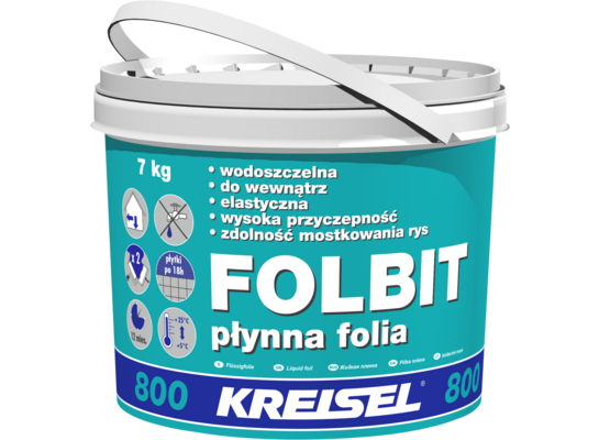 Płynna folia Folbit 800 wewnętrzna 7 kg KREISEL