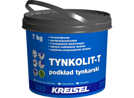 Grunt pod tynki Tynkolit-T 330 7 kg biały KREISEL