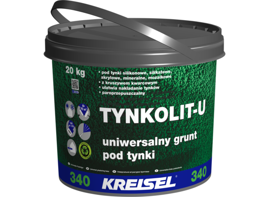 Grunt pod tynki uniwersalny Tynkolit-U 340 20 kg biały KREISEL