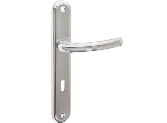 Klamka uniwersalna PALEO satyna/chrom