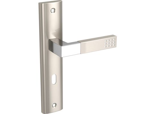 Klamka uniwersalna PRIMA satyna/chrom