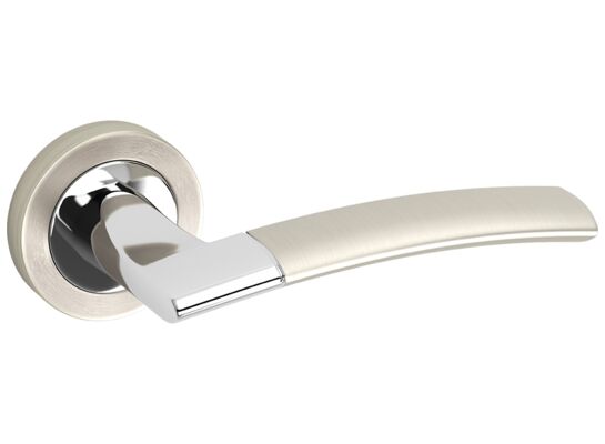 Klamka uniwersalna LUXOR satyna/chrom