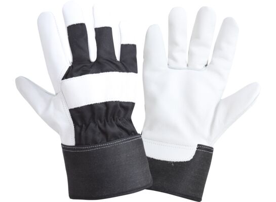 Rękawice ochronne z skóry bydlęcej LAHTI PRO czarne 10