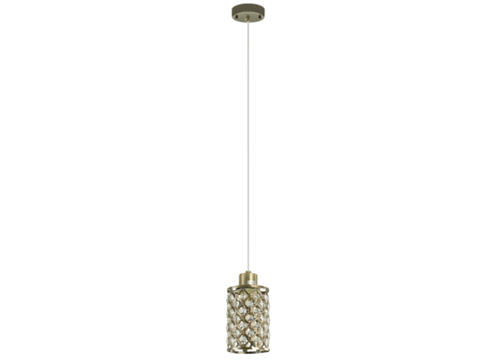 Lampa wisząca 6751/1 21QG mosiądz Elem