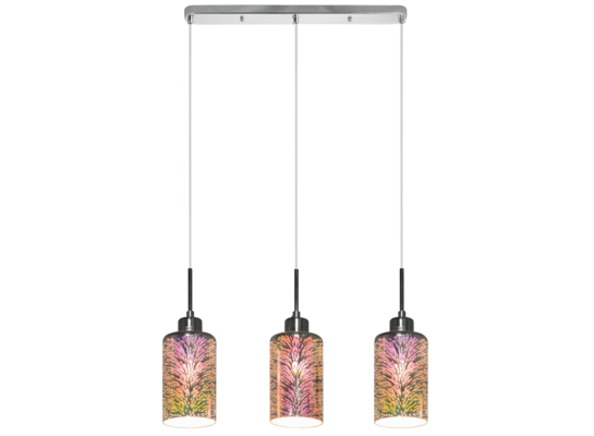 Lampa wisząca 6762/3 8C chrom Elem