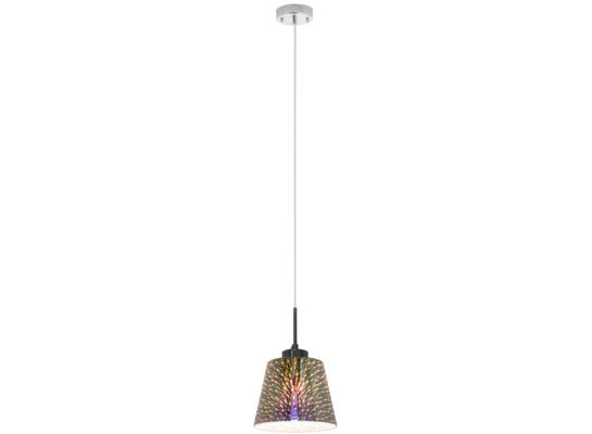 Lampa wisząca 6764/1A 8C chrom Elem