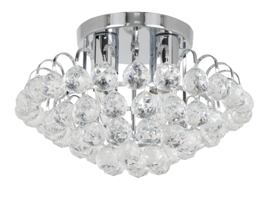 Lampa sufitowa kryształowa 6773/4 8C chrom Elem