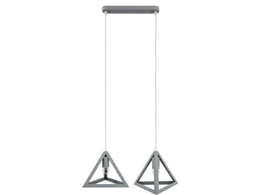 Lampa wisząca 6804/2 GREY szary Elem