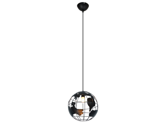 Lampa wisząca 6862/1 BLACK czarny Elem