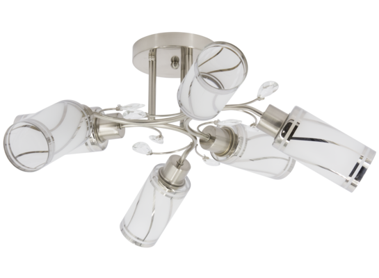 Lampa sufitowa 8267/6 19BT tytan Elem