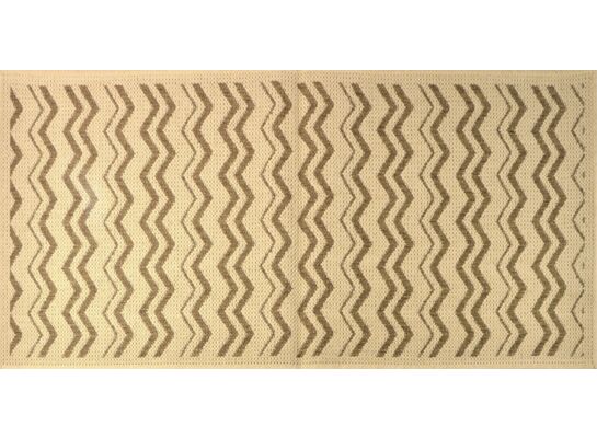 Dywan płaskotkany Sizal 70 x 140 cm beżowy wz3
