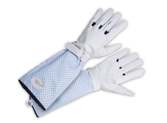 Rękawice ogrodowe Rosie lawendowo-białe rozmiar 8