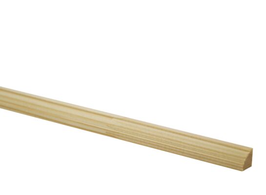 Ćwierćwałek wypukły frezowany sosna/świerk 200 g, 12 x 12 x 2700 mm